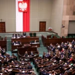 Sala plenarna podczas pierwszego posiedzenia Sejmu VIII kadencji w 2015 roku